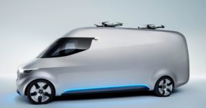 Der Vision Van von Mercedes-Benz mit Drohnen von Matternet (Foto: Matternet)