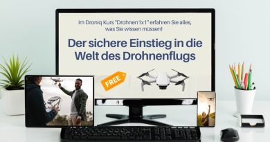 Der Droniq Digital-Kurs „Drohnen 1x1“