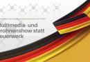 Drohnenshow zum Tag der Deutschen Einheit