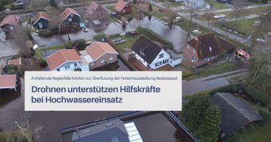 Foto: Drohnenbild der Feuerwehr-Drohnengruppe Osterhusen