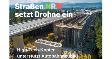 Straßen.NRW setzt Drohne ein