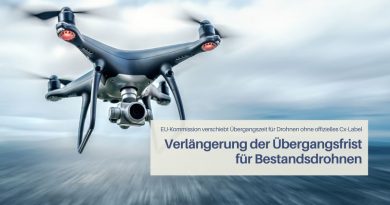 EU-Drohnenverordnung: Übergangsfrist für Bestandsdrohnen verlängert
