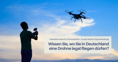 Wo Sie in Deutschland eine Drohne fliegen dürfen
